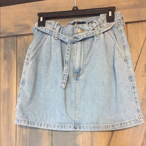 Hollister Ultra High Rise Denim Skirt